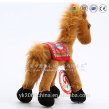 Mechanical stuffed toys standing and singing plush horse